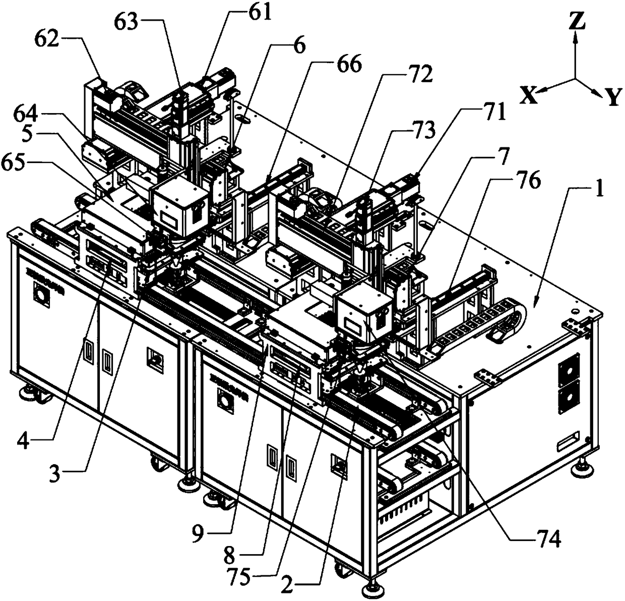 Laser spot welder for battery