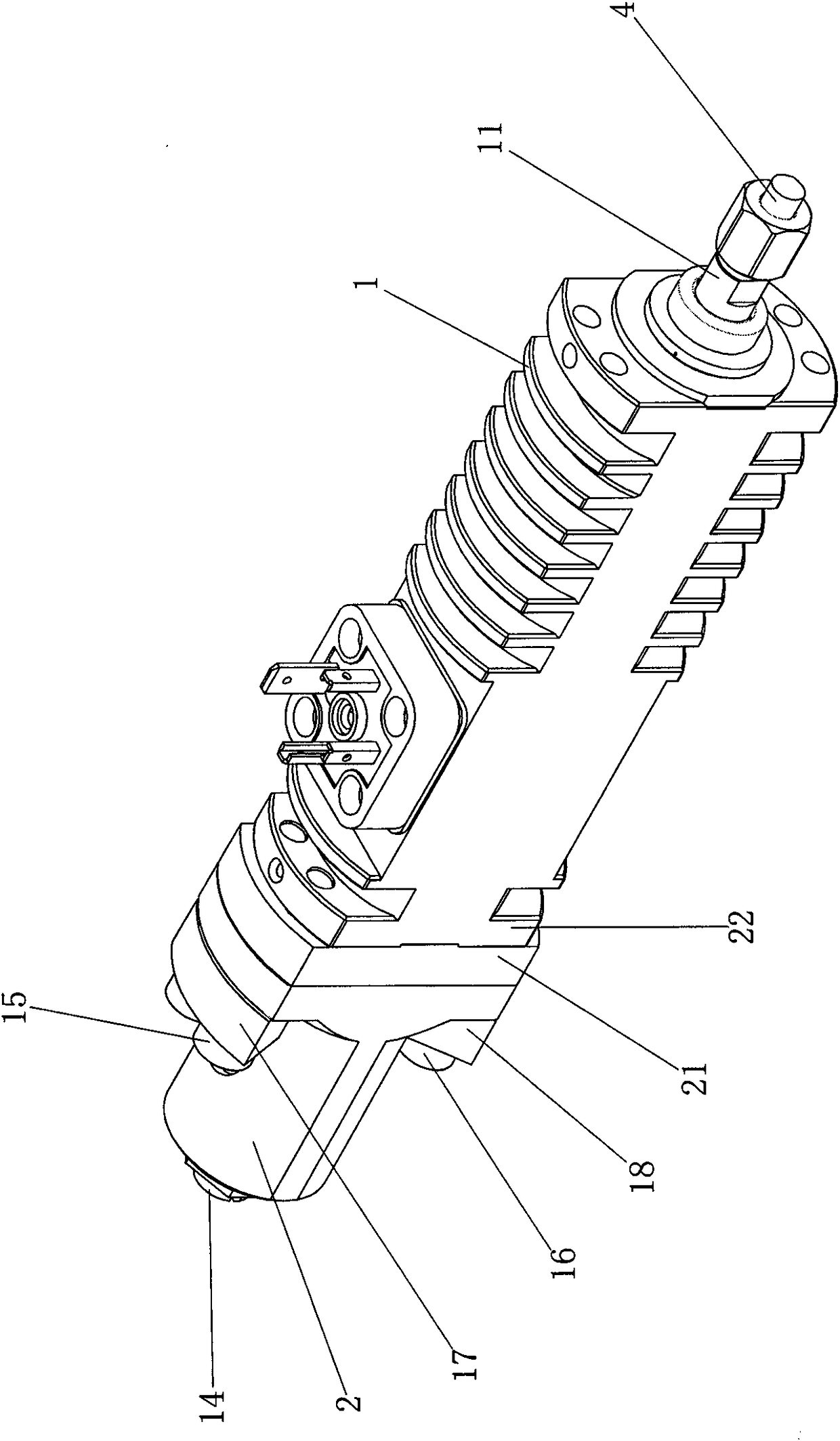 An electric printing head device