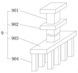 A mobile municipal floor tile automatic laying device for municipal buildings