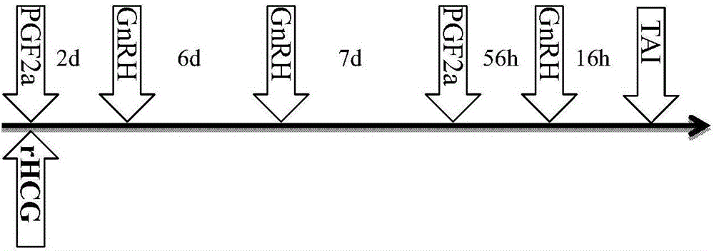 Method for improving conception rate of milk cows with ovarian cyst