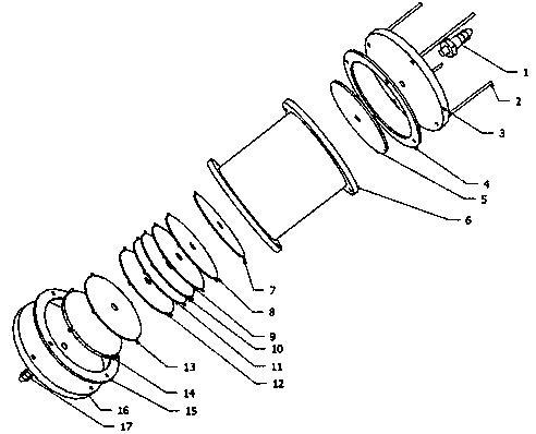 Continuous wastewater treatment device utilizing membrane capacitive deionization