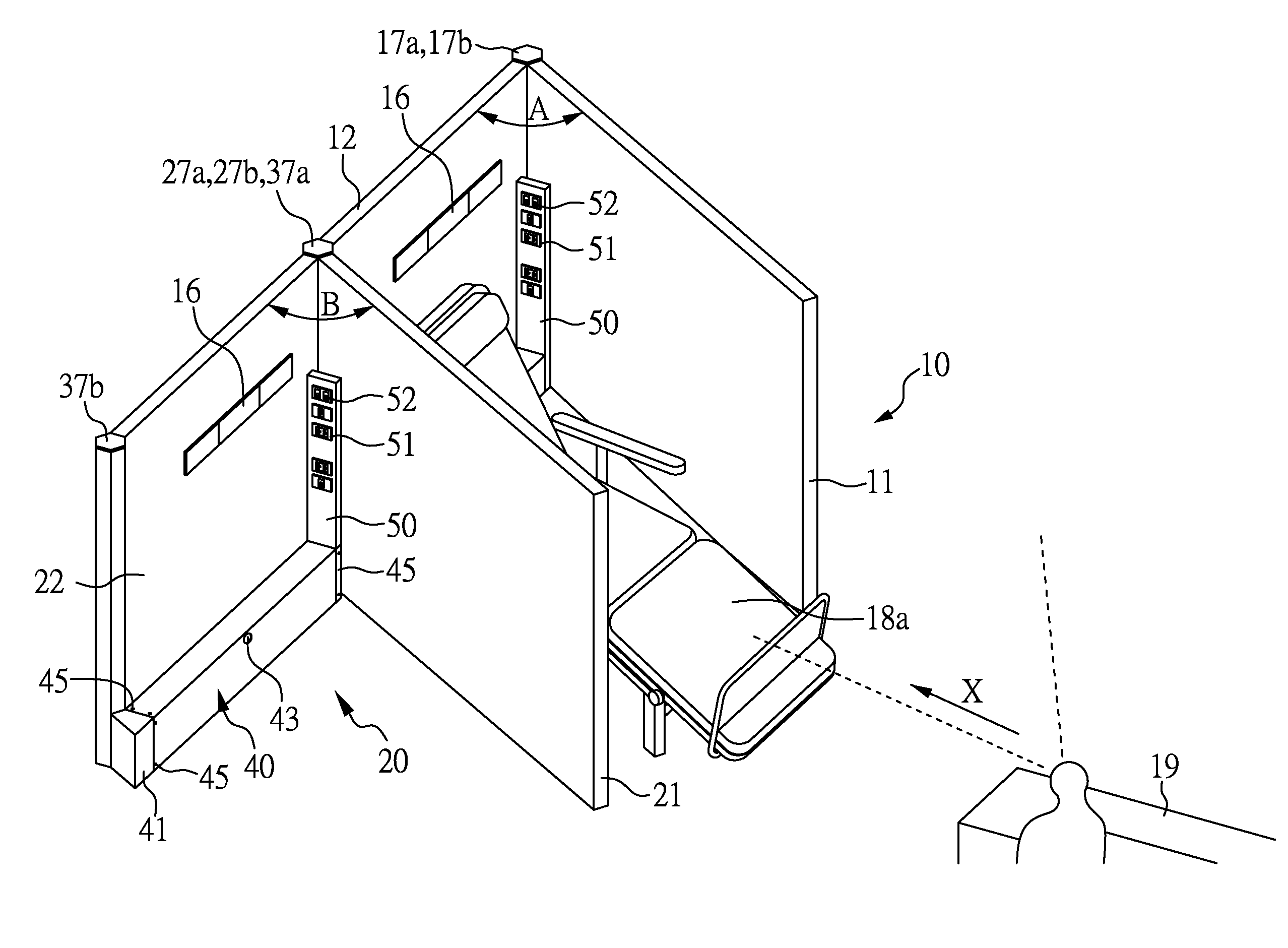 Intergraded dialysis unit module and module compartment structure