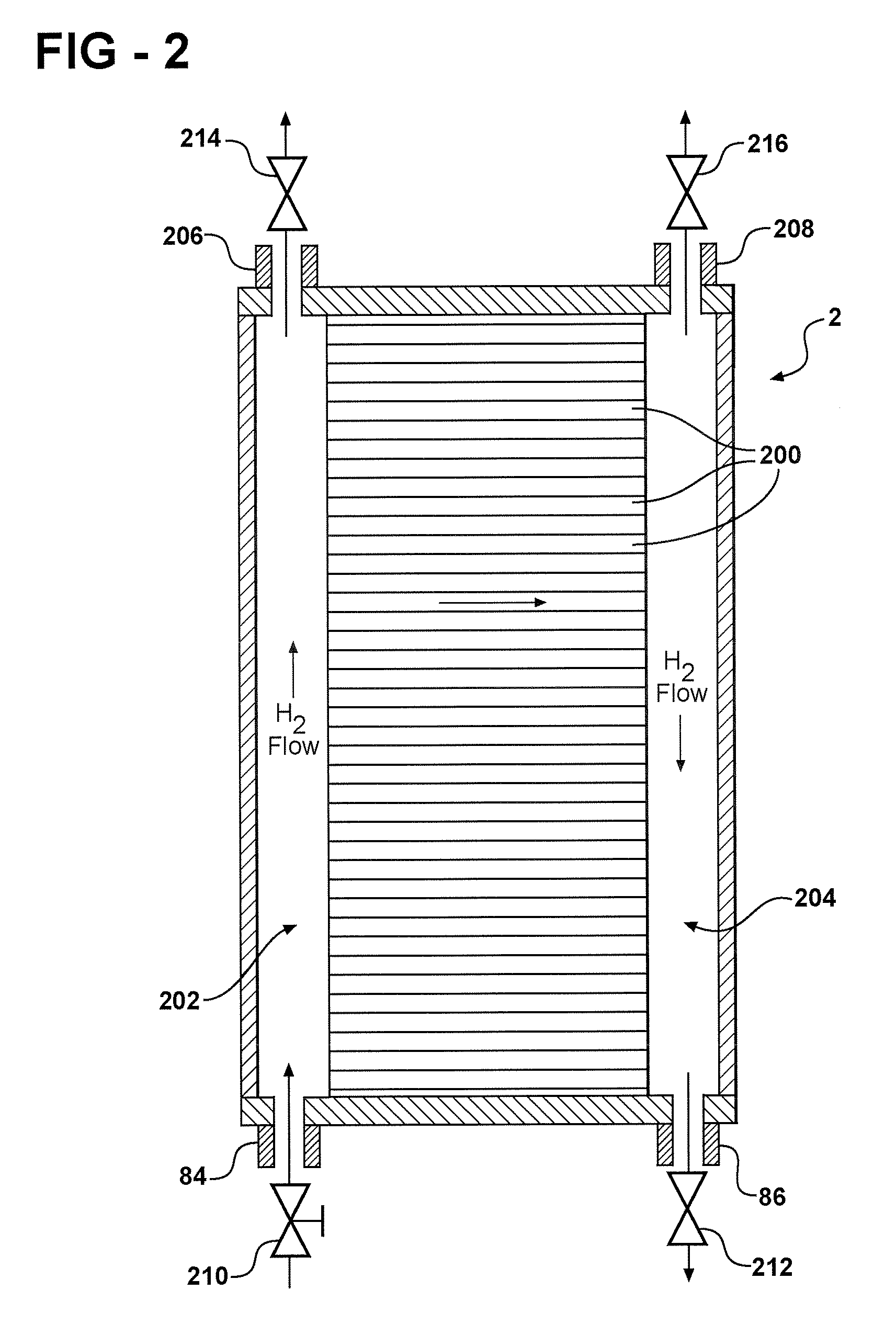 Assisted stack anode purge at start-up of fuel cell system