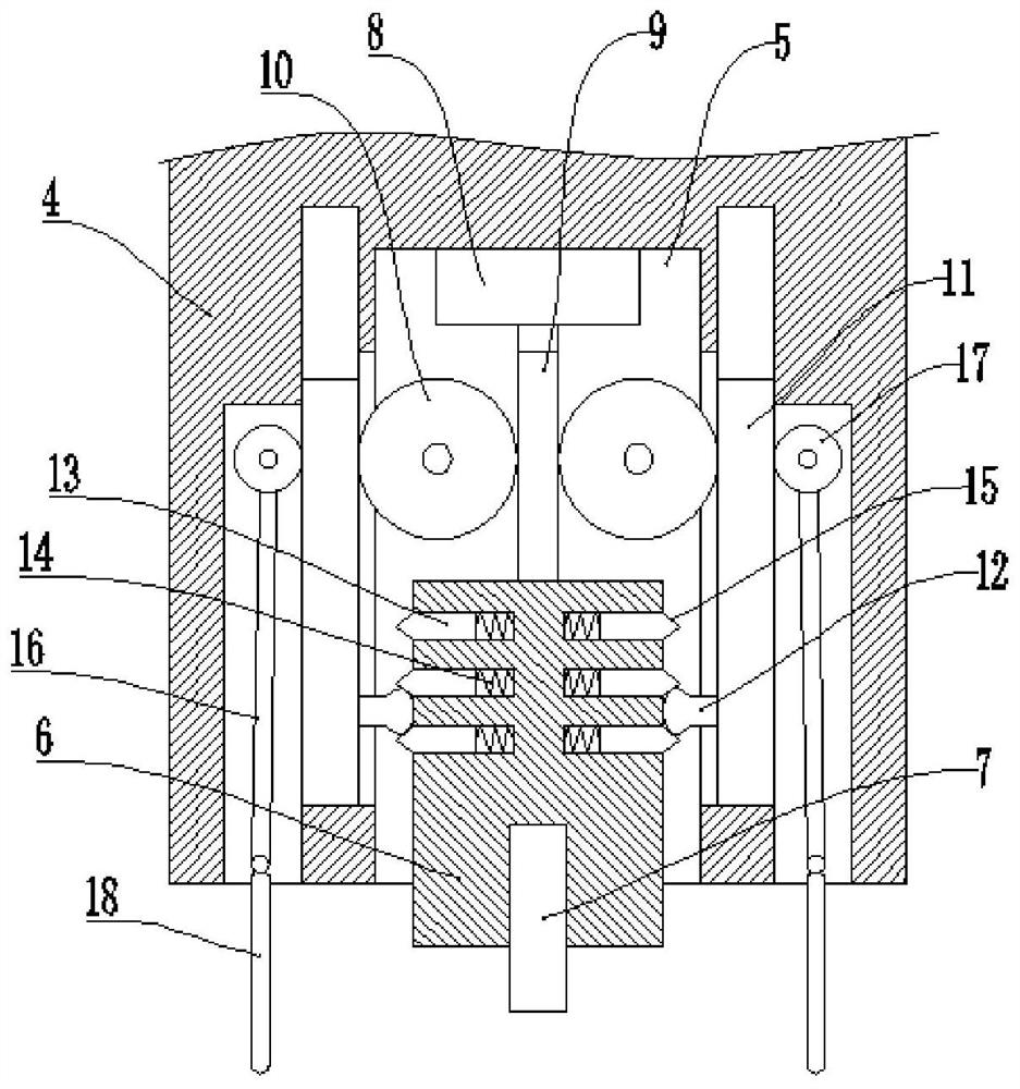 Steel pipe rod joint device