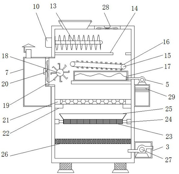 Solid separating and sorting device