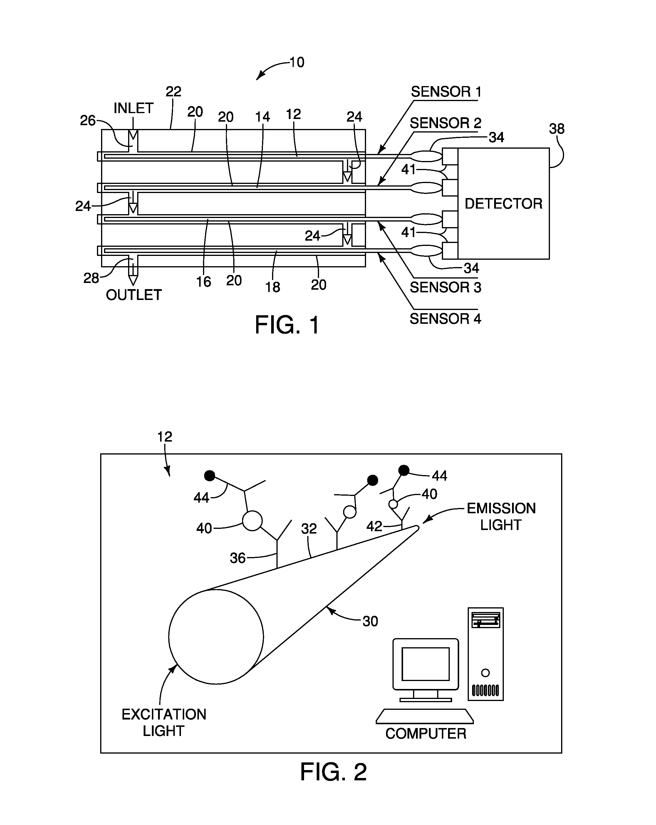 Fiber-optic biosensor and biosensing methods