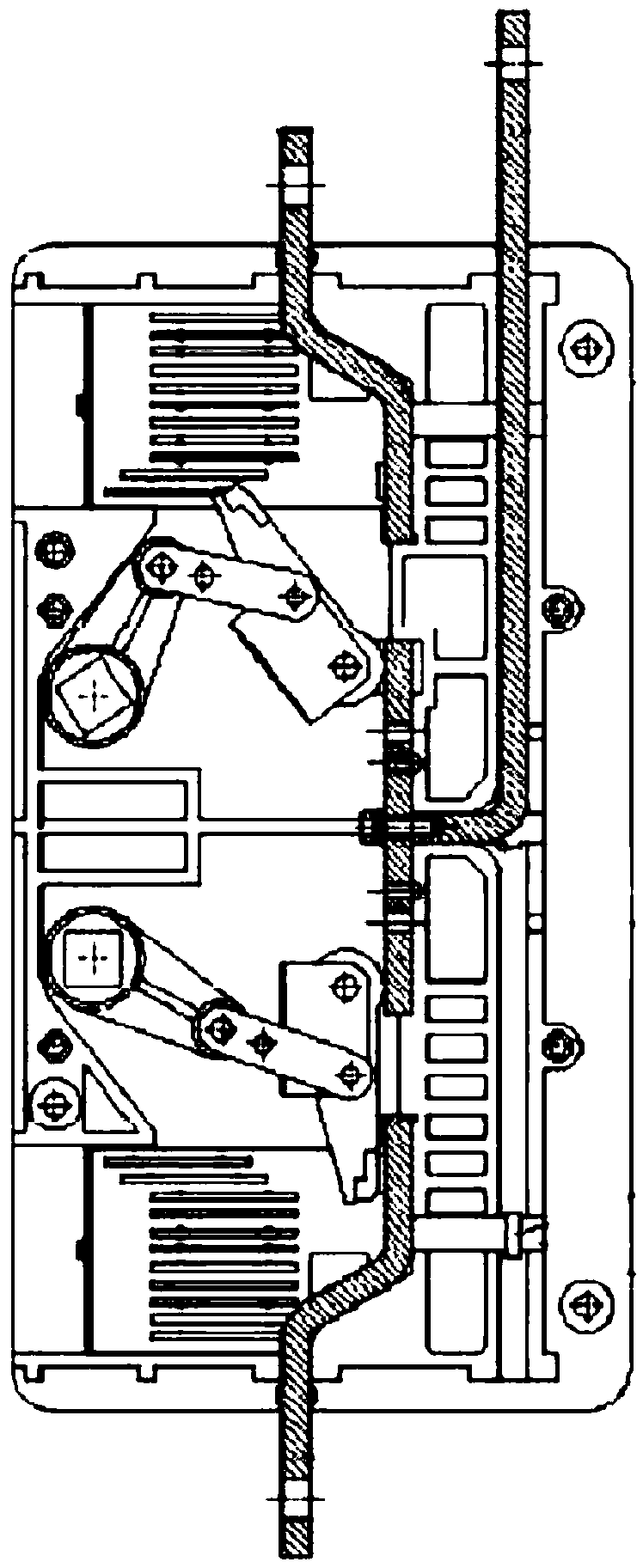 Contact arc-extinguishing system used for dual-power-supply automatic changeover switch