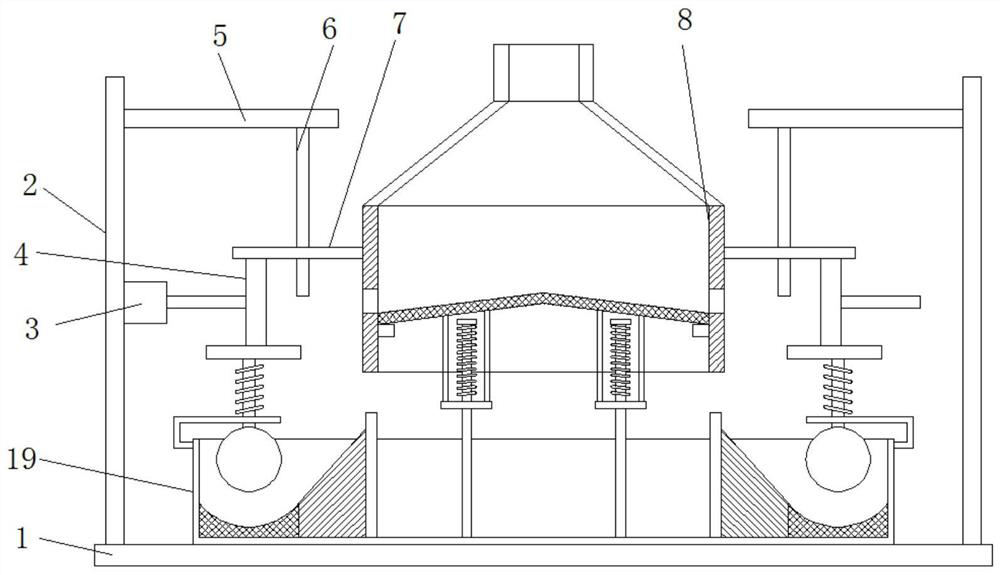 Zinc sulfate production device convenient to use