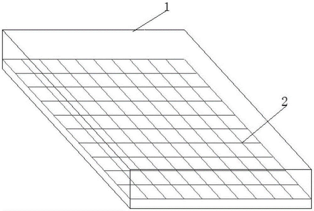 A high-strength epoxy-barbed wire structure block reinforcement process