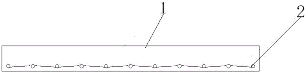 A high-strength epoxy-barbed wire structure block reinforcement process