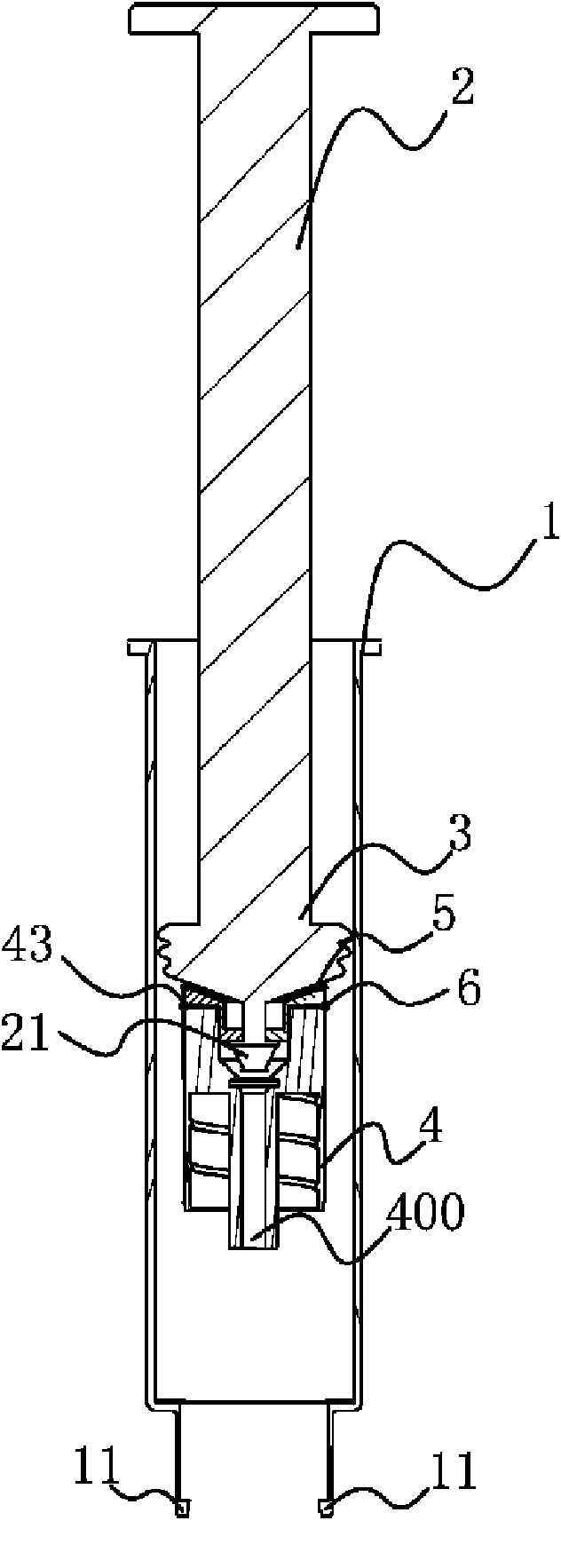 Safety syringe capable of pulling back syringe needle