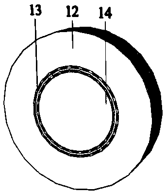 Test device for researching propagation characteristic of elastic p-wave in joint rock mass