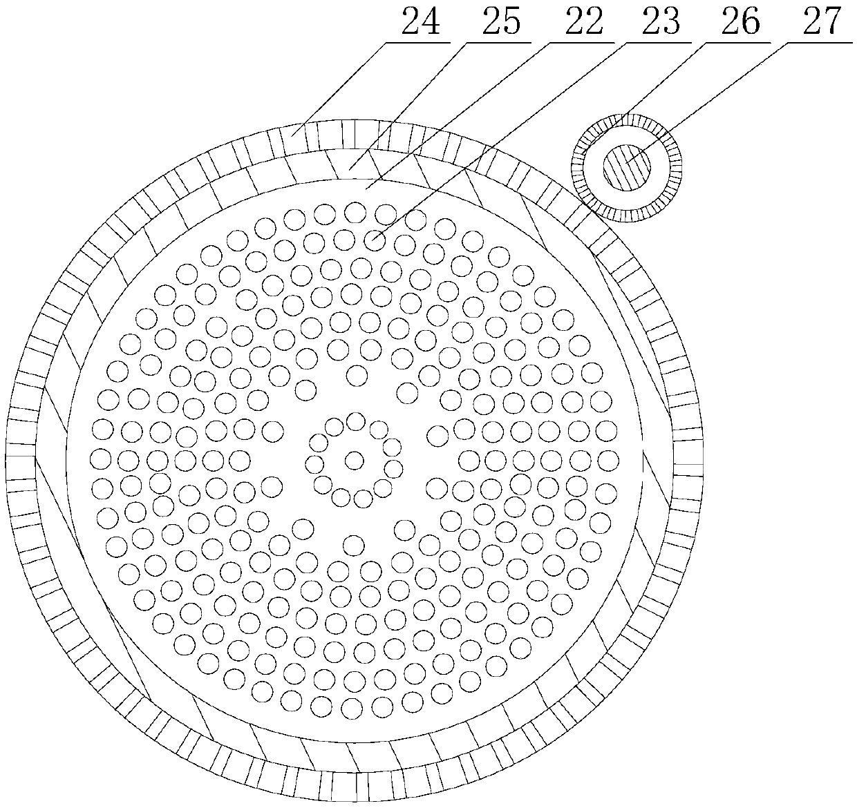 Reinforcement Cage Skeleton Forming Device for Pile Hole Foundation