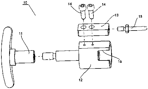 Installation fixture for engine oil control valve