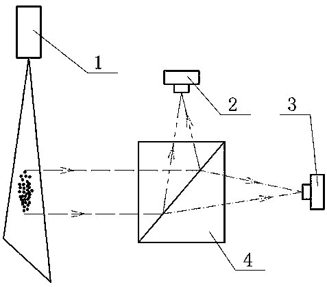 Particle dynamic trajectory measuring system and method based on asynchronous time delay method