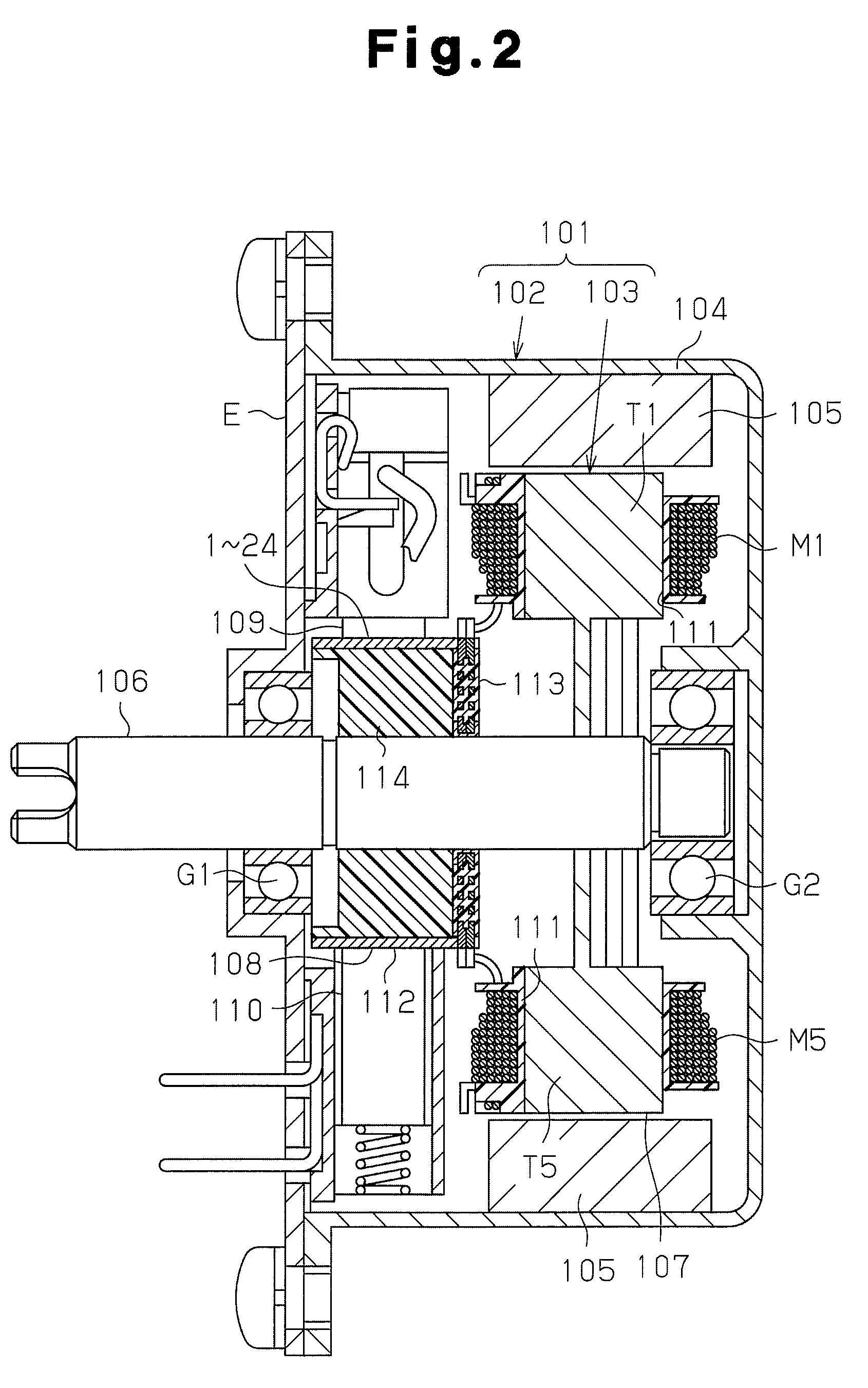 Direct current motor