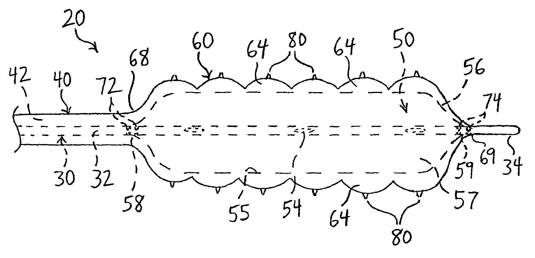 Balloon catheters having a plurality of needles for the injection of one or more therapeutic agents