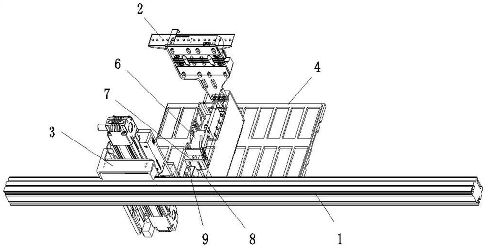 Dropping, dyeing and sealing equipment with two matched mechanical arms