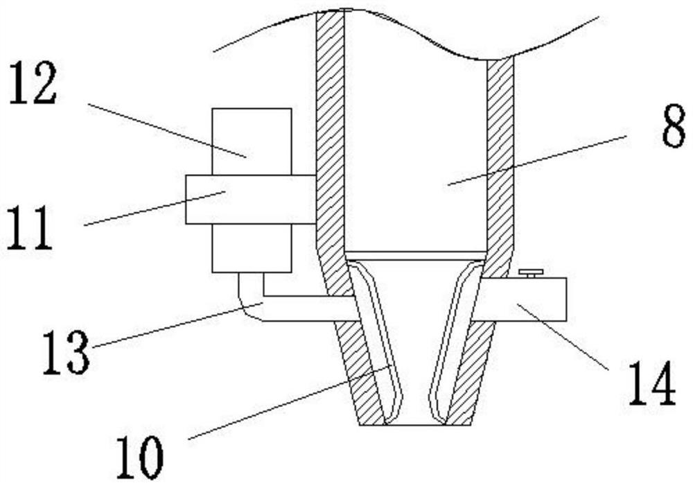 Dropping, dyeing and sealing equipment with two matched mechanical arms