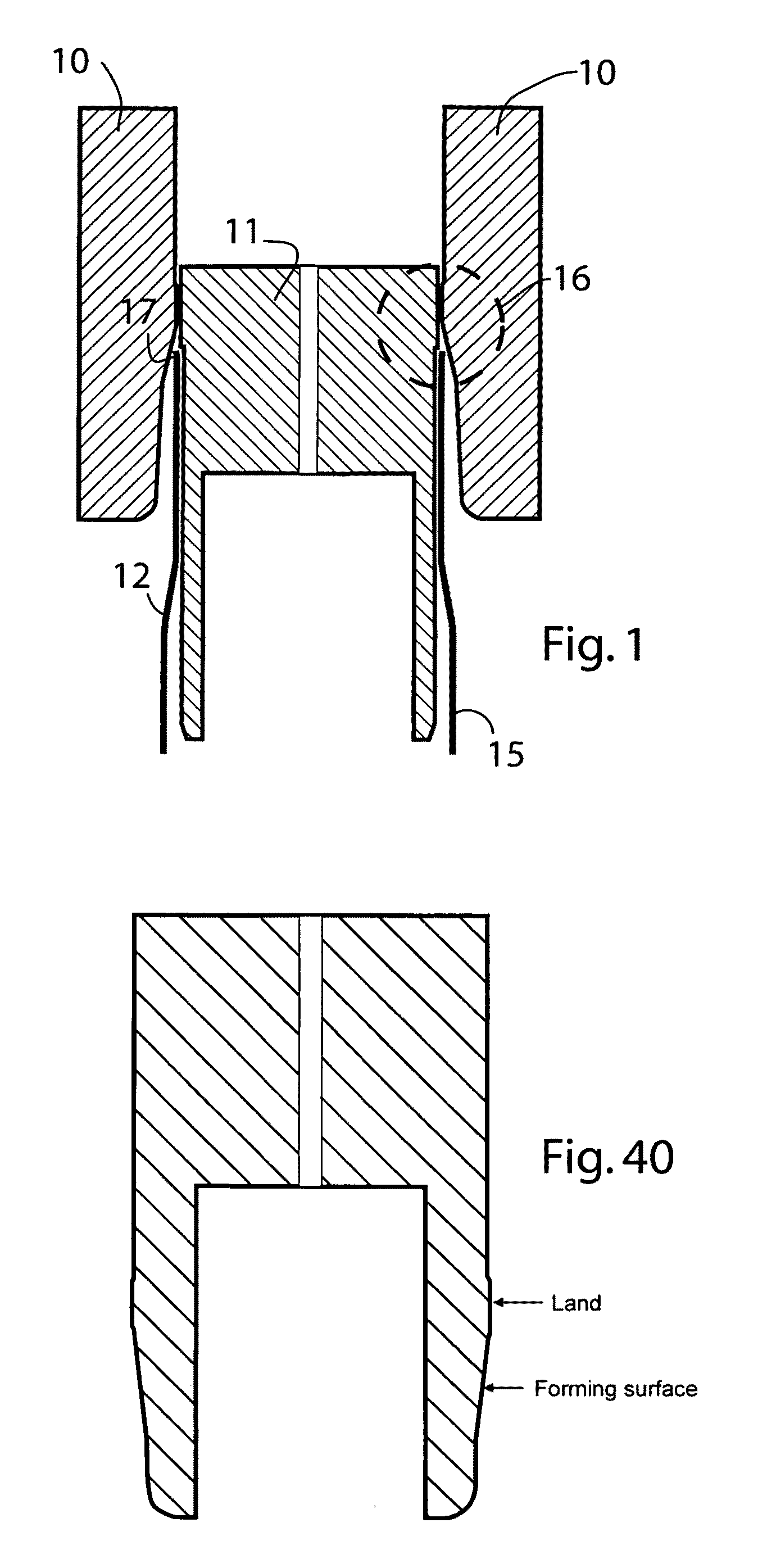 Minimizing circumferential transition lines during container shaping operations