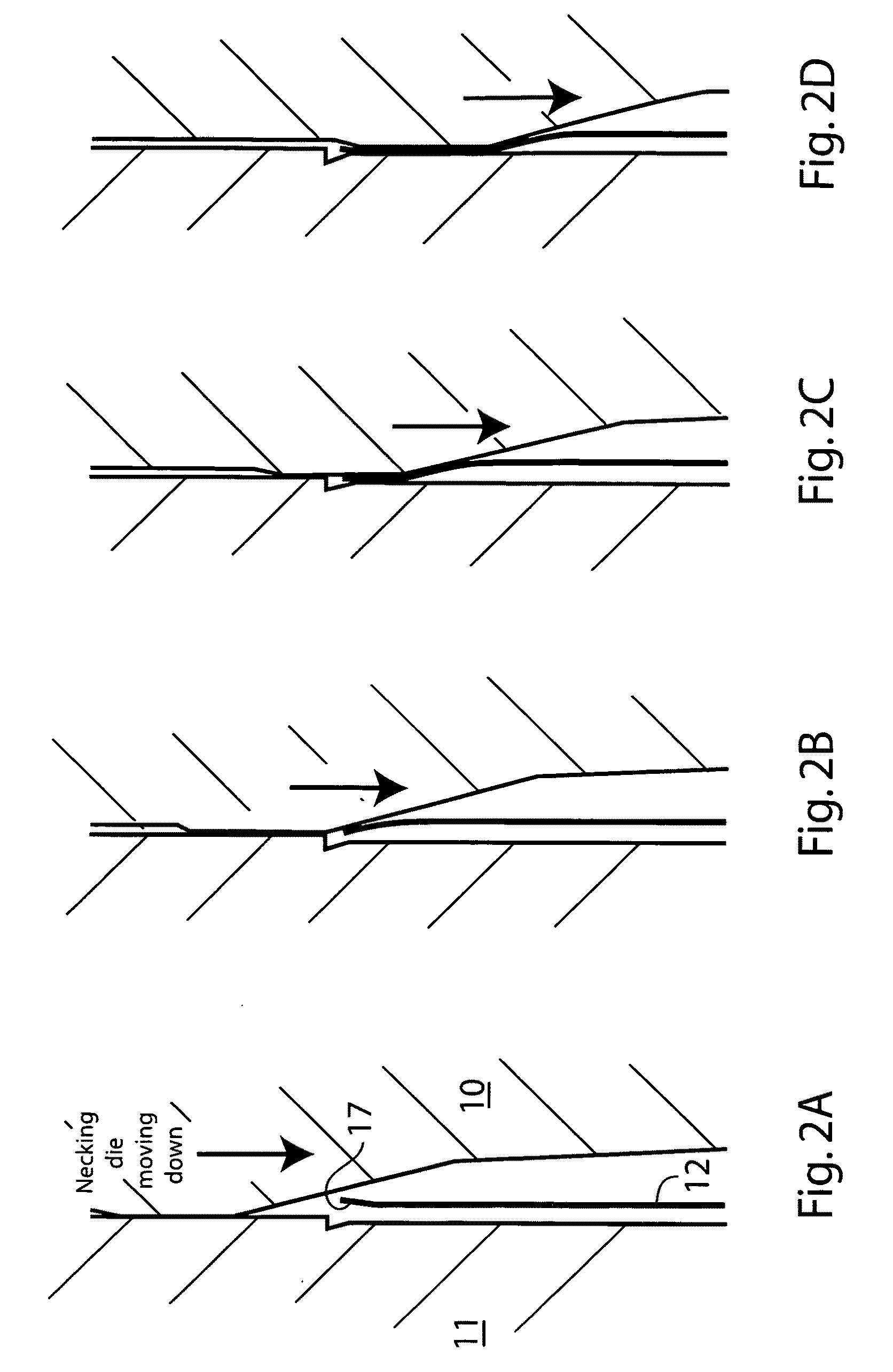 Minimizing circumferential transition lines during container shaping operations