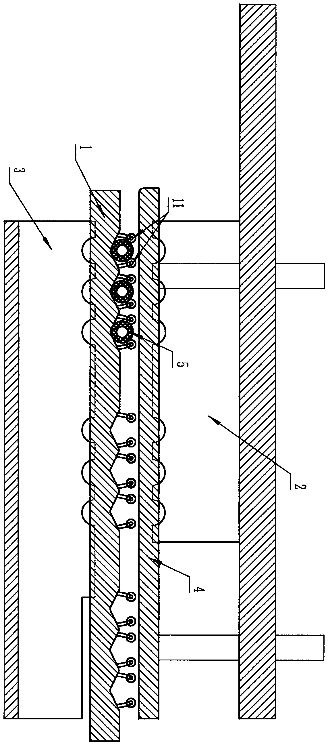 Automatic hose feeding device for intelligent assembling machine