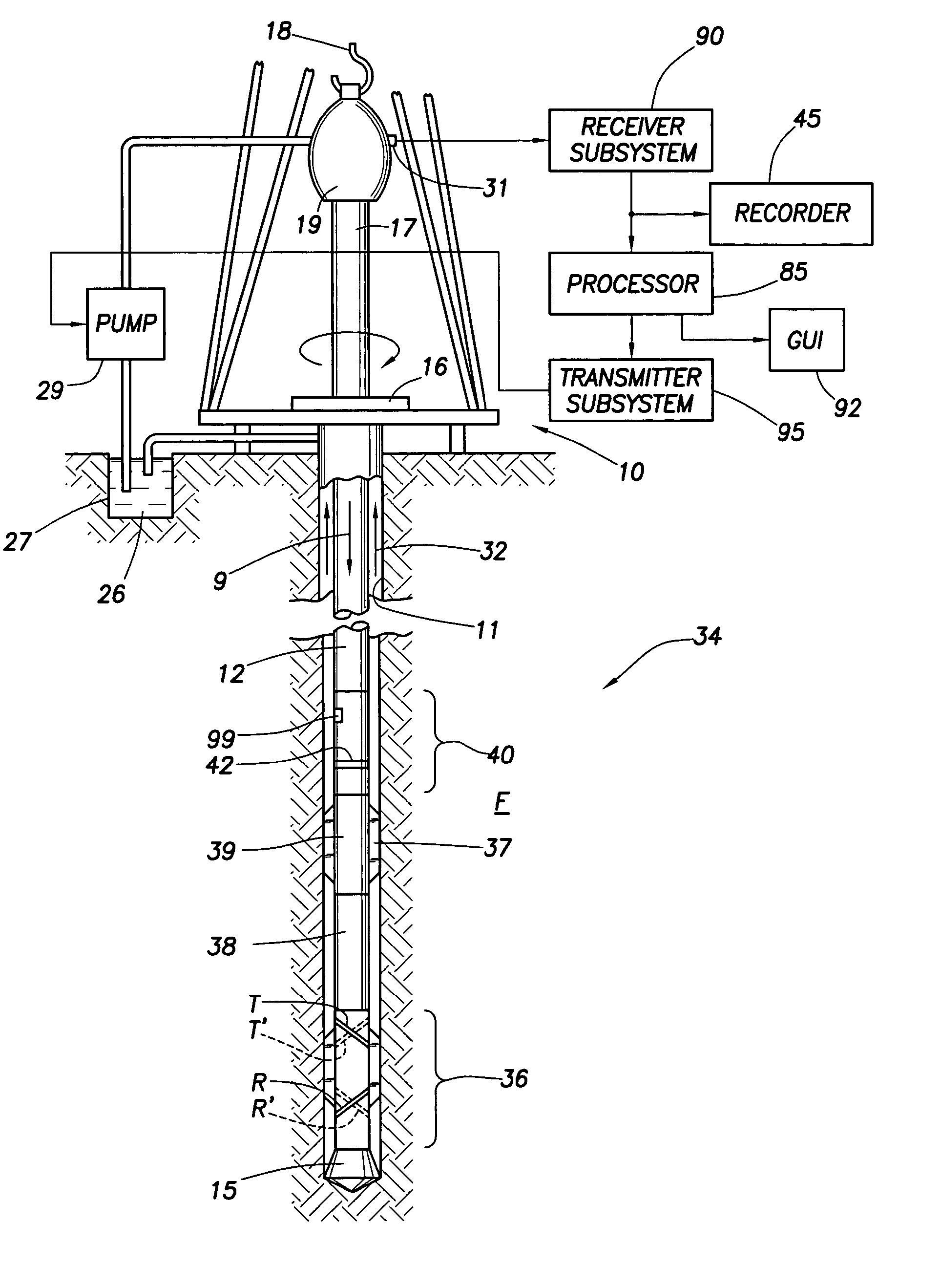 Electromagnetic method for determining dip angles independent of mud type and borehole environment