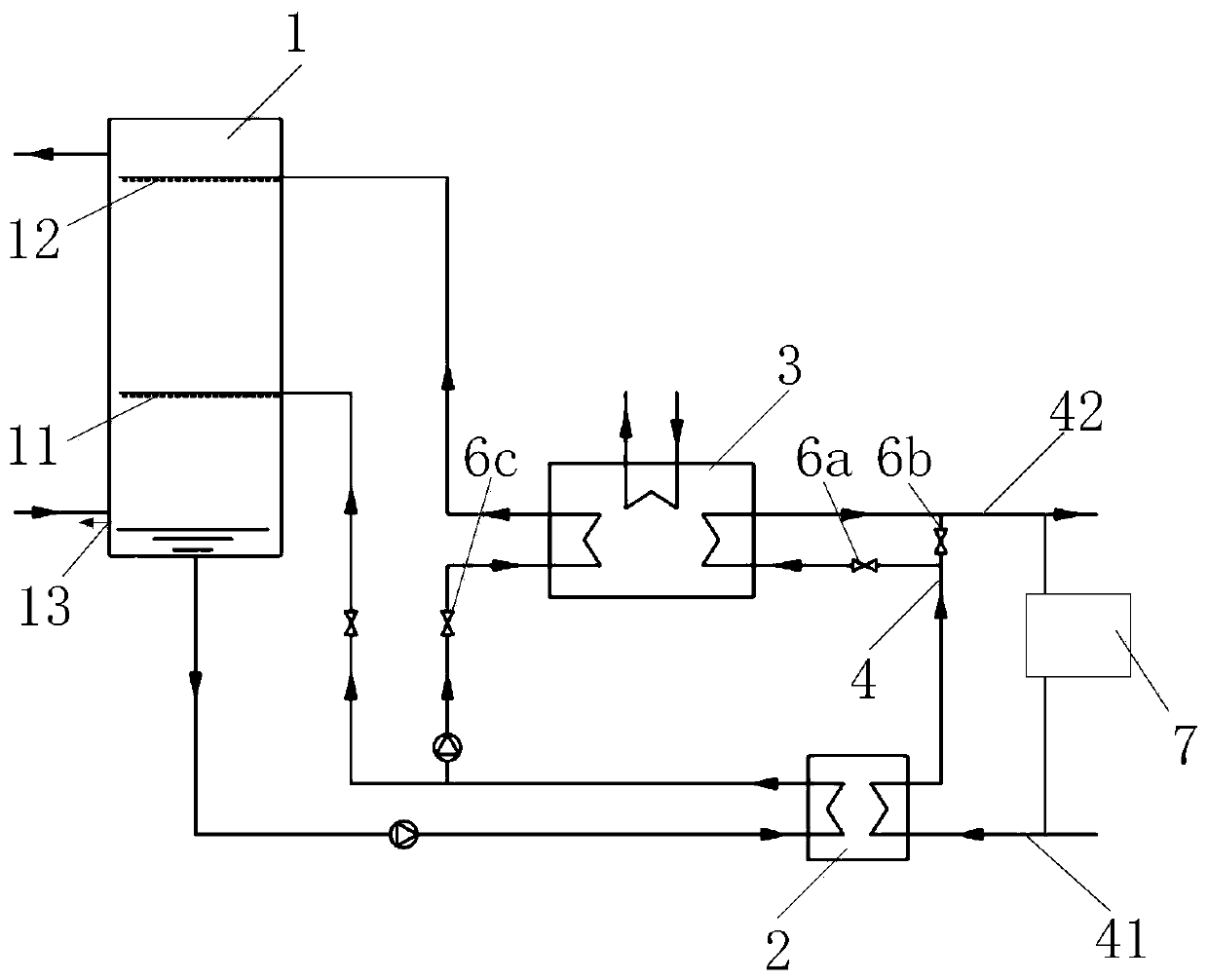 Flue gas waste heat recovery system