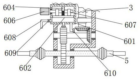 Front-drive-mode light anti-explosion new energy vehicle power transmission device