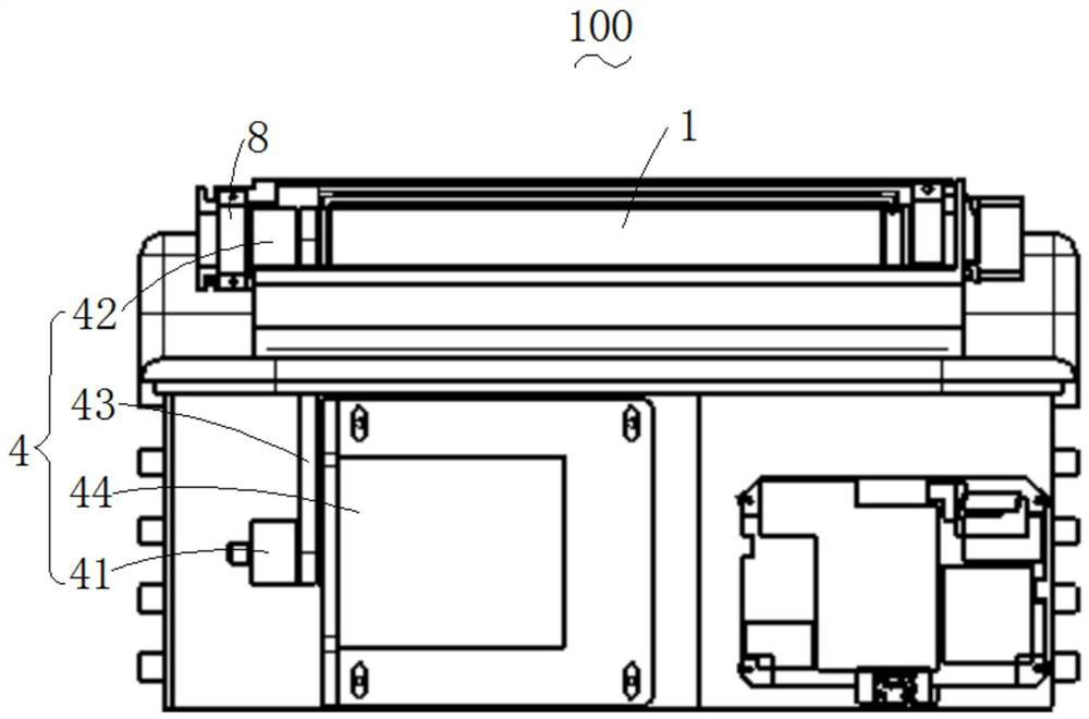 Screen rolling device