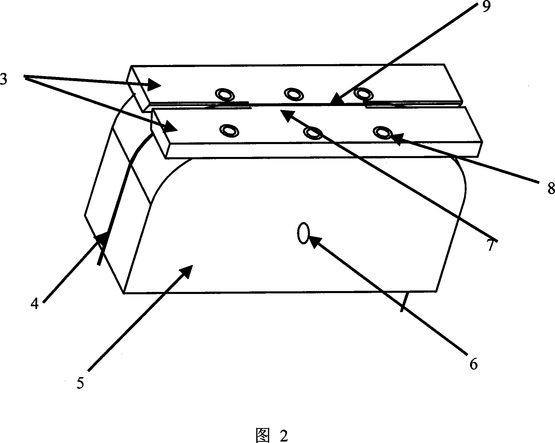 D type optical fiber clamp