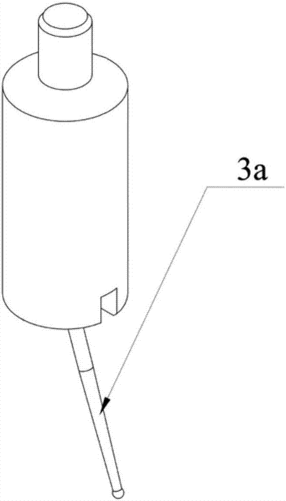 Inductive sensor calibration method and device for three-axis laser interferometer measurement