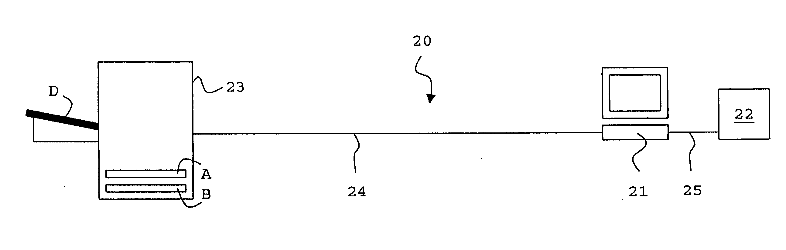 Method and system for printing a document