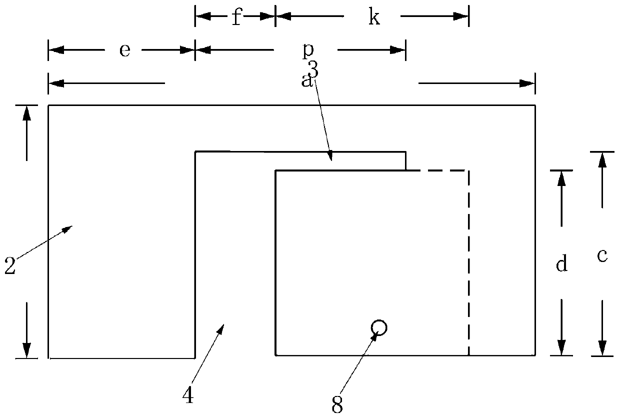 Semi-U-shaped ultra-wideband patch antenna