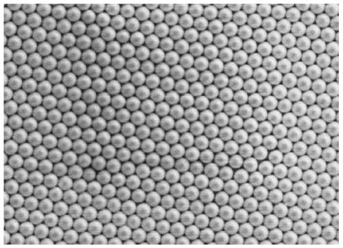 Method of preparing bionic photonic crystal structure color-generating textile