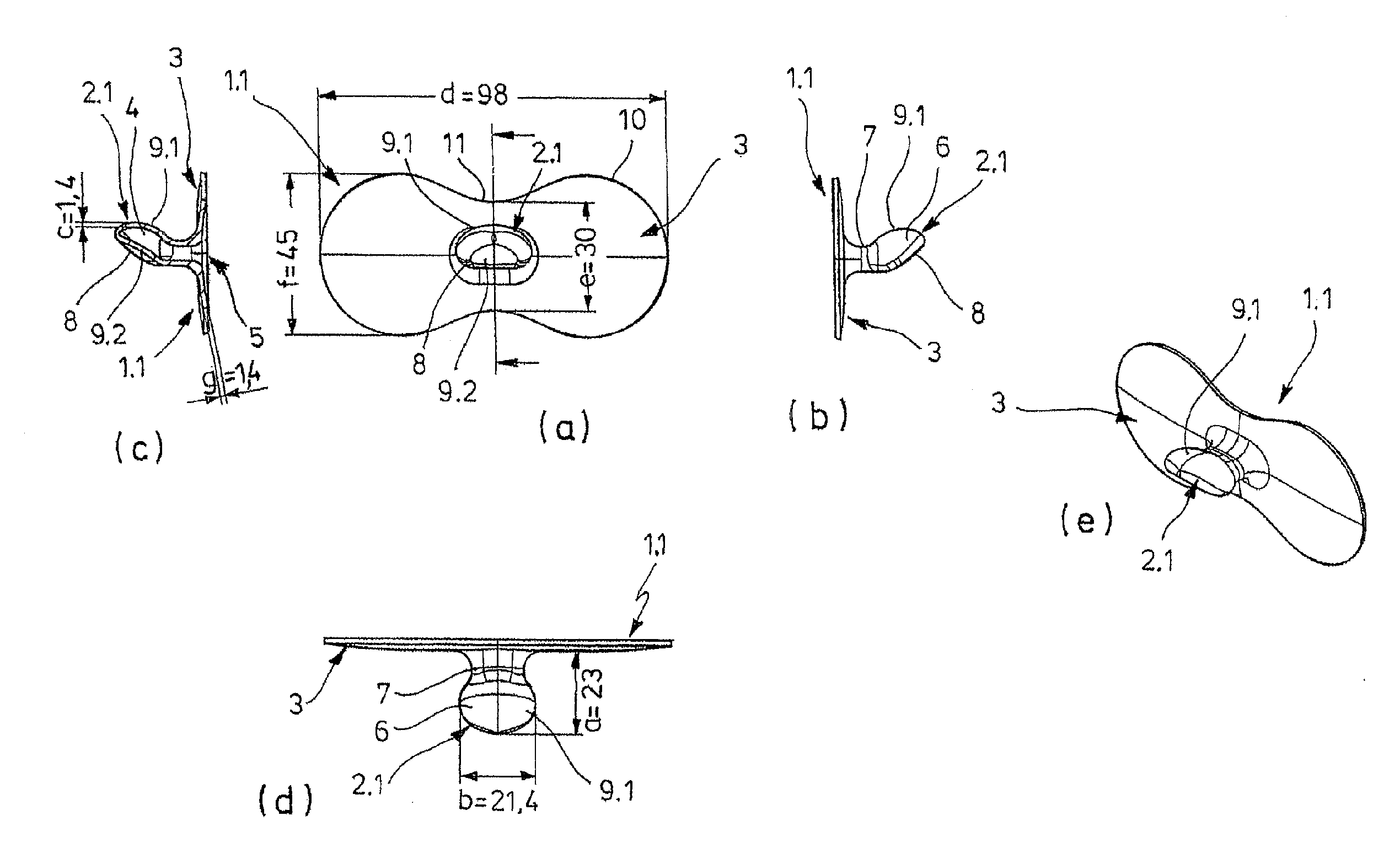 Teat device for preventing snoring and other habits