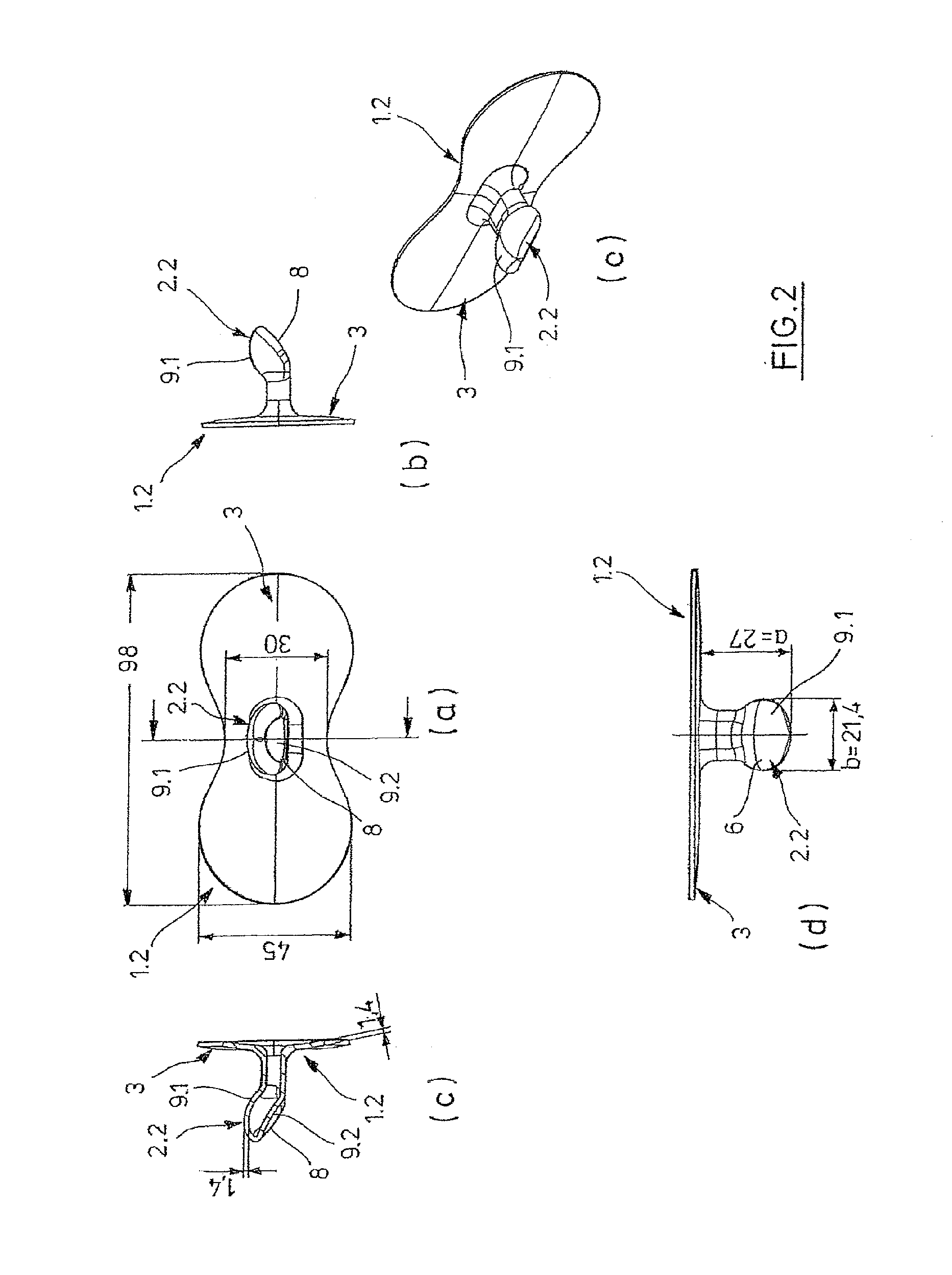 Teat device for preventing snoring and other habits