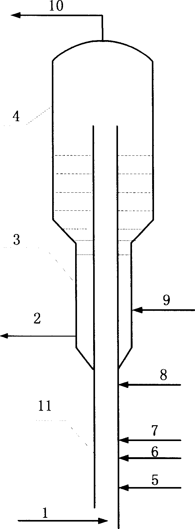 C4 fraction catalytic onversion method for yielding propylene