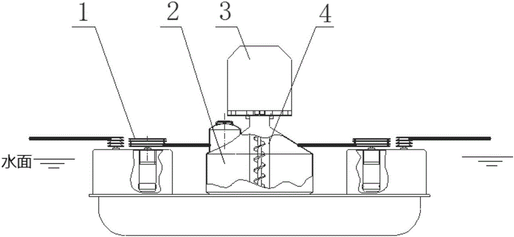 Mobile fish pond feeder device