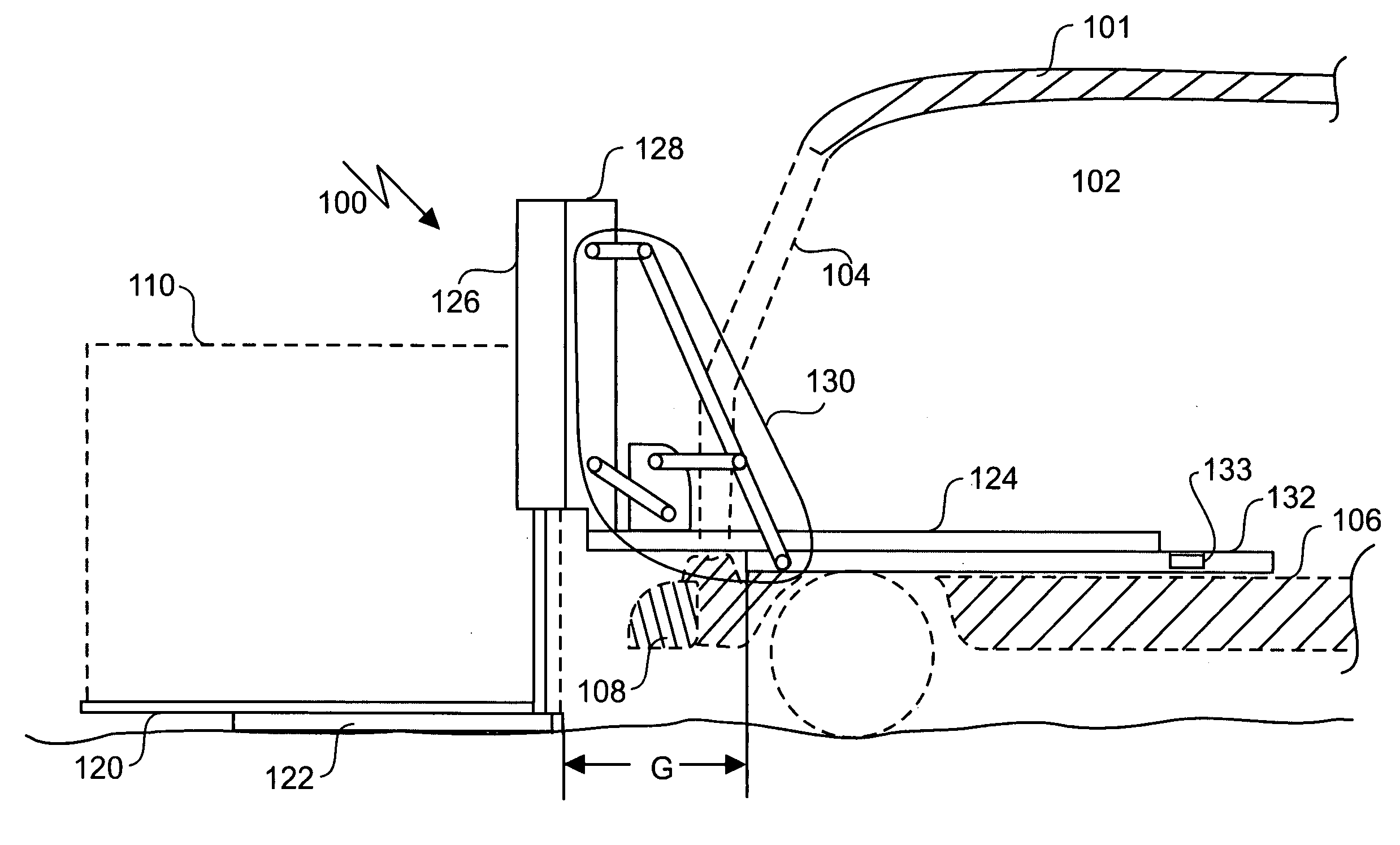 Inside vehicle lift