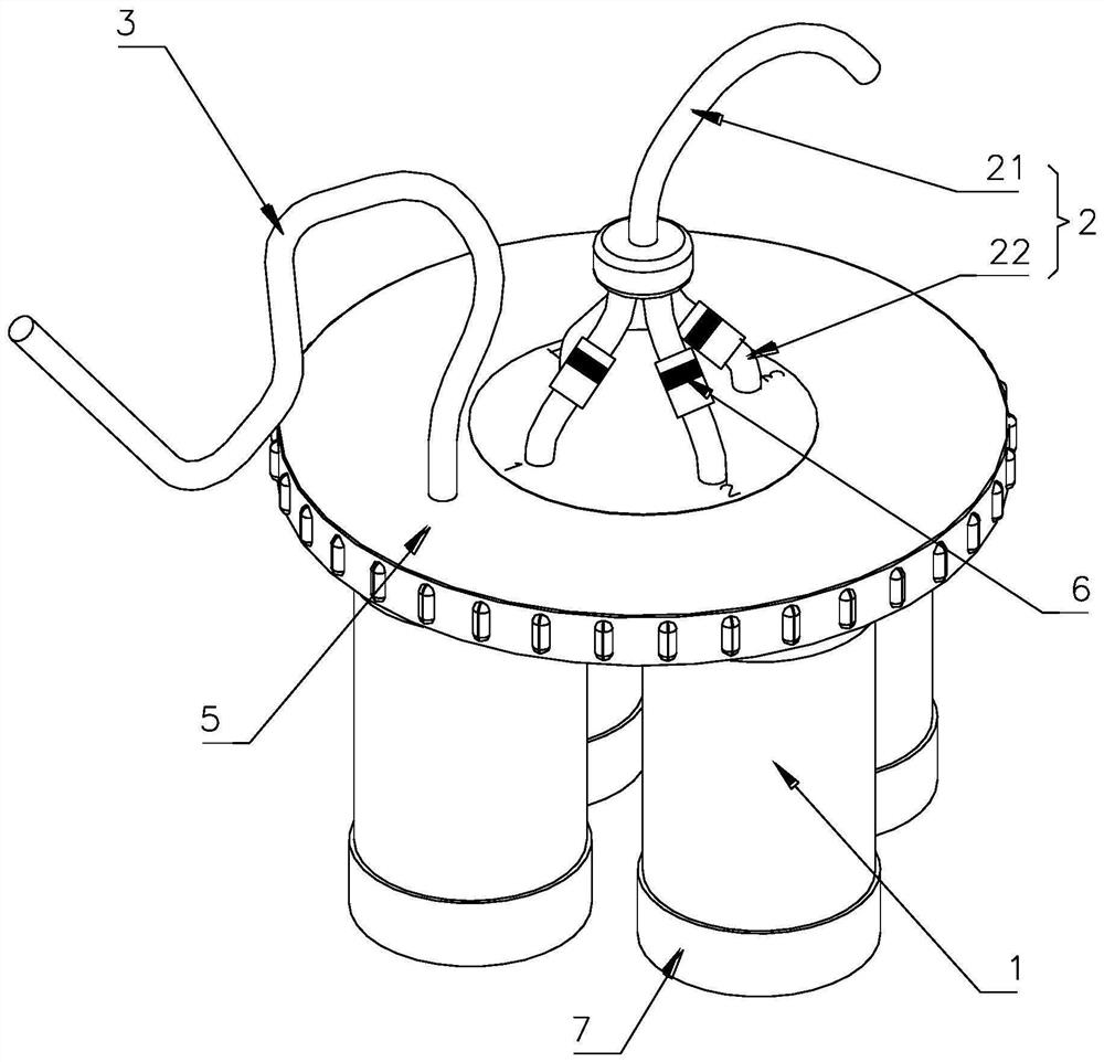 A bronchoalveolar lavage fluid sample collector