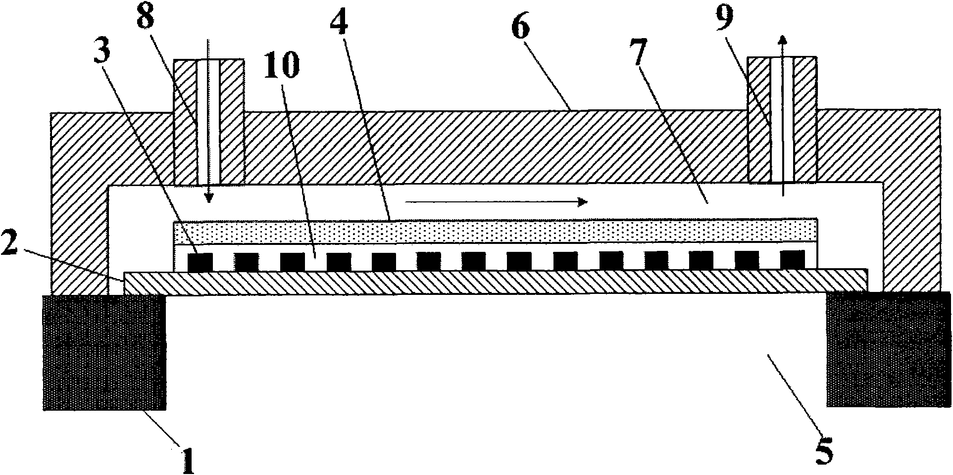 Membrane-type gas enrichment device based on polyimide film