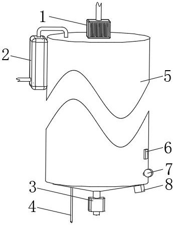 A green synthesis device for 4-chloroacetoacetates