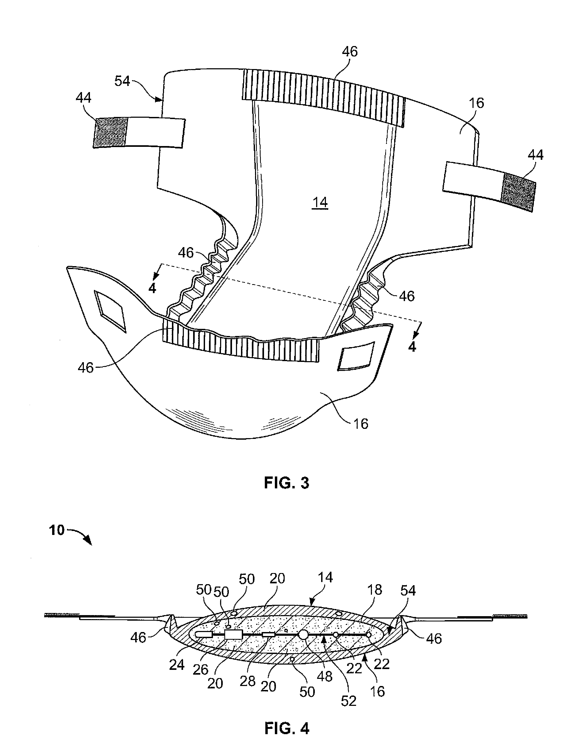 Remote monitoring diaper system, kit and method of using