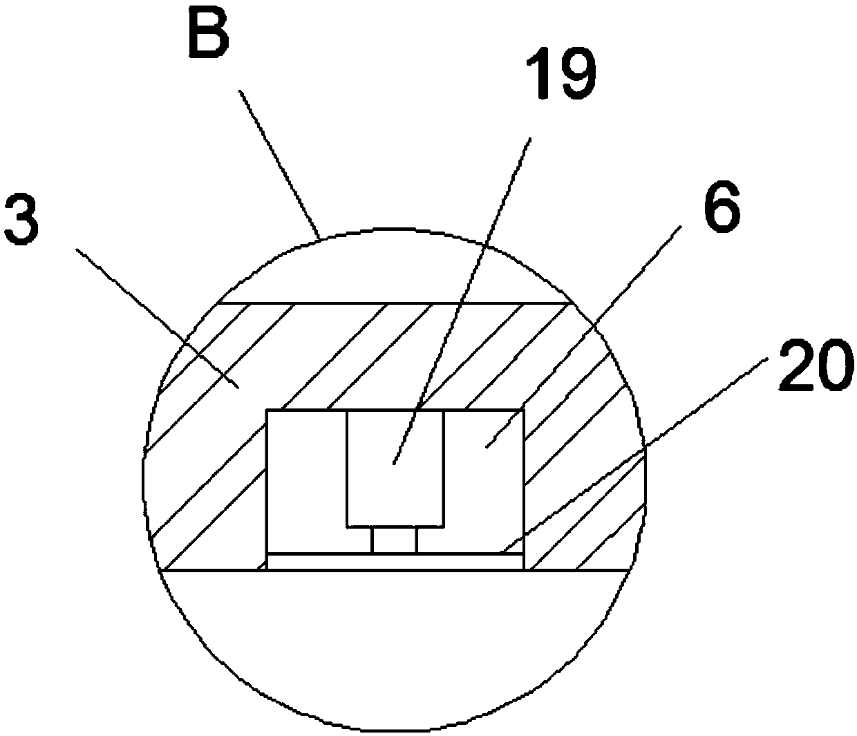 Precise machine punching device