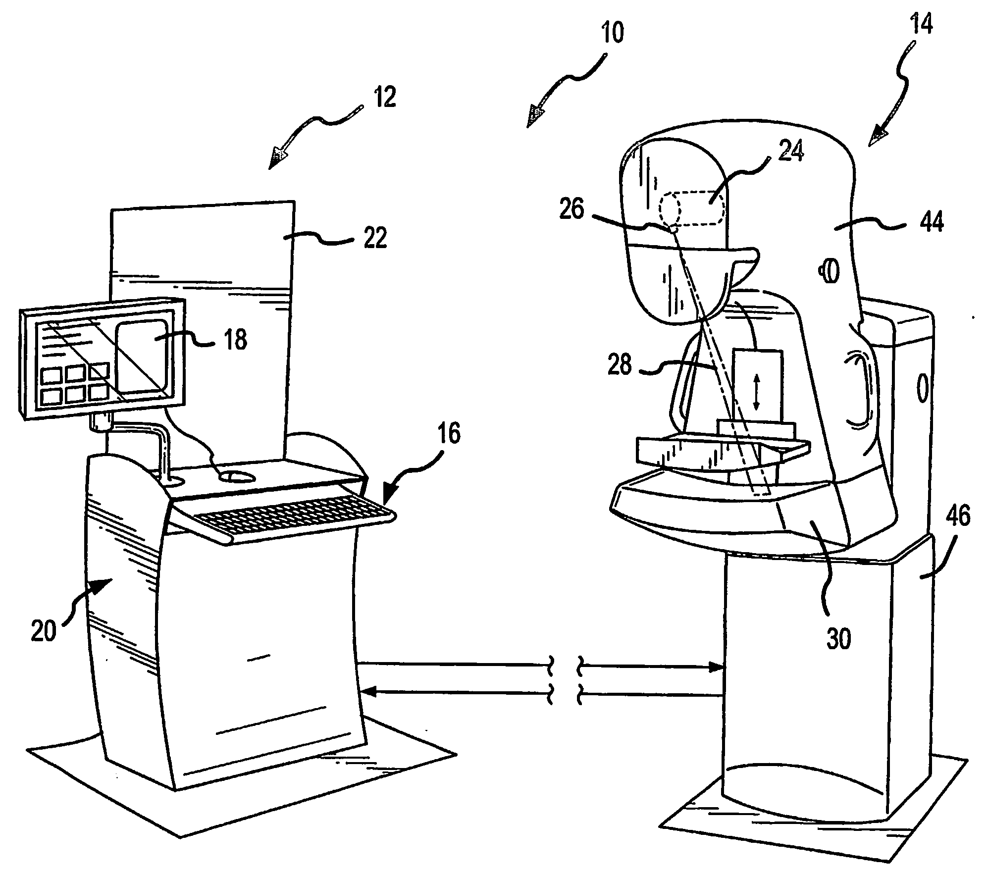 Scatter rejection for composite medical imaging systems