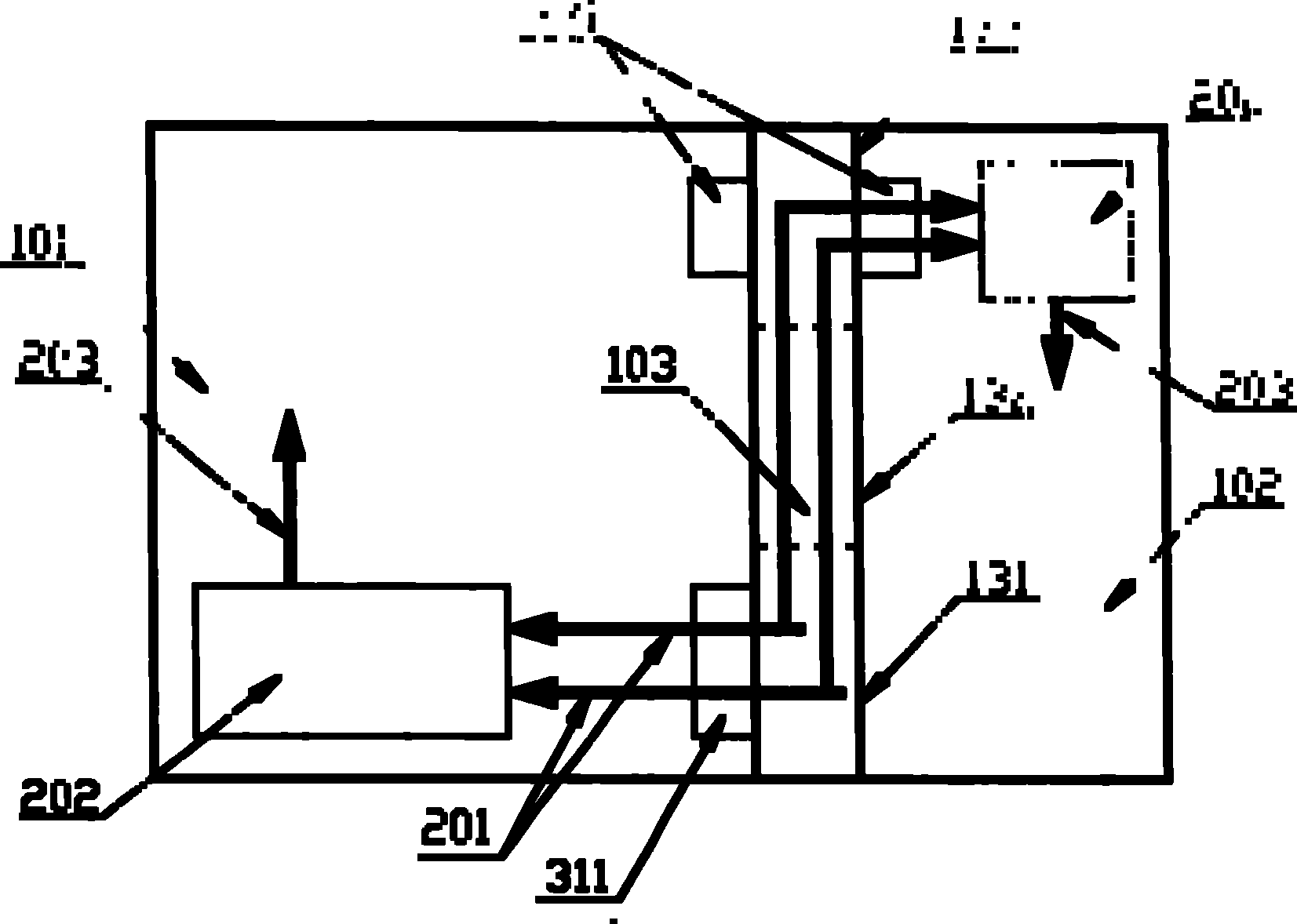 Telecommunication computation structure system and method for implementing service in the same