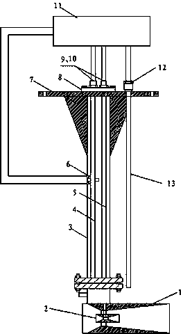 Large diameter gas measuring meter