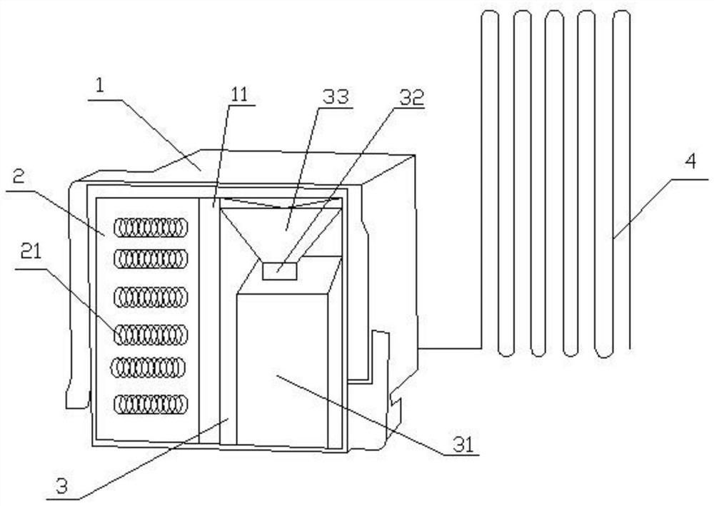 A controller for limiting the temperature inside the switch cabinet