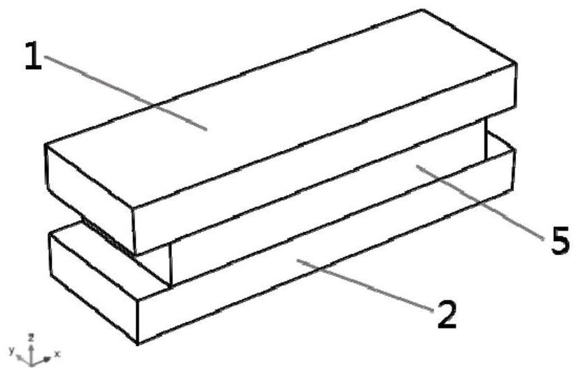 A low-frequency mechanical antenna based on piezoelectric-piezomagnetic composite material and its manufacturing method